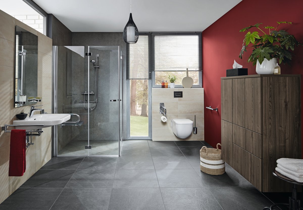 Badsanierung - Beispiel modernes Bad